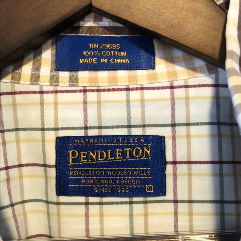 Pendleton Button Up. Euc - image 3
